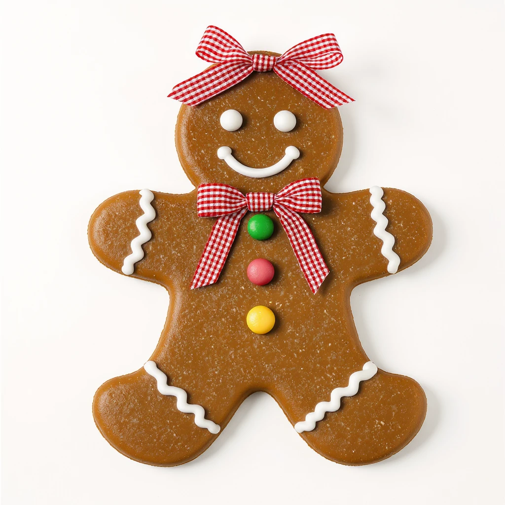 gingerbread man emoji