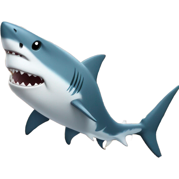 Shark in a tornado in a pharmacy emoji