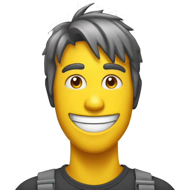 idea bombilla con cara sonriente emoji