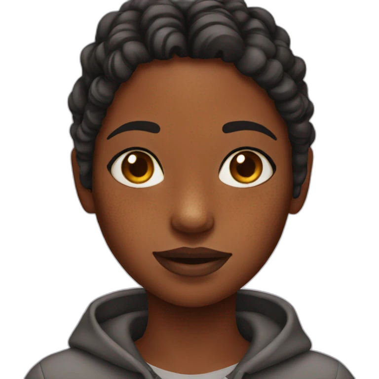 girl with freckles emoji