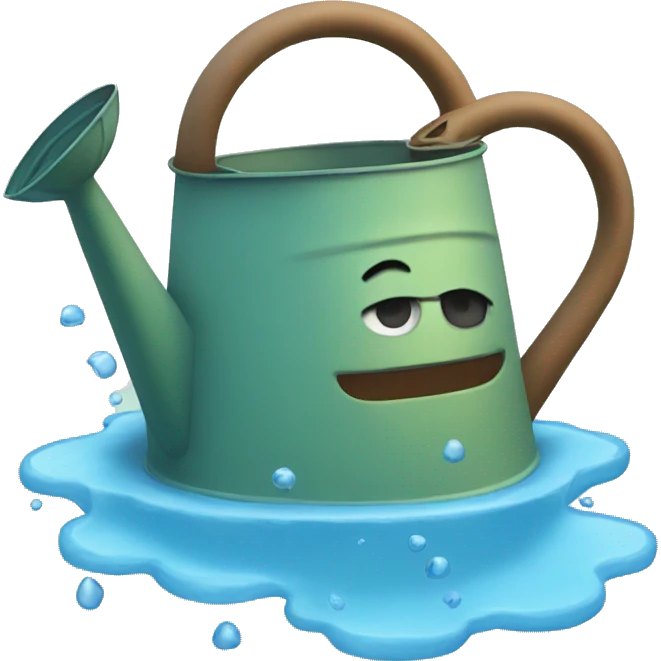 water from a watering can emoji
