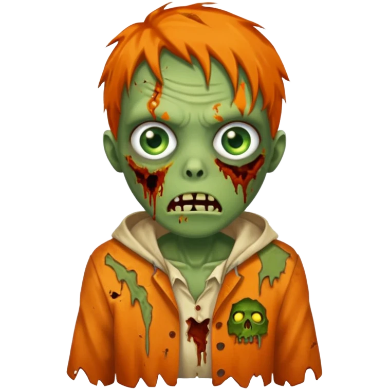 orange zombi emoji