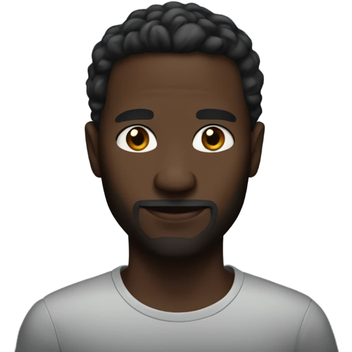 Blackest man alive emoji
