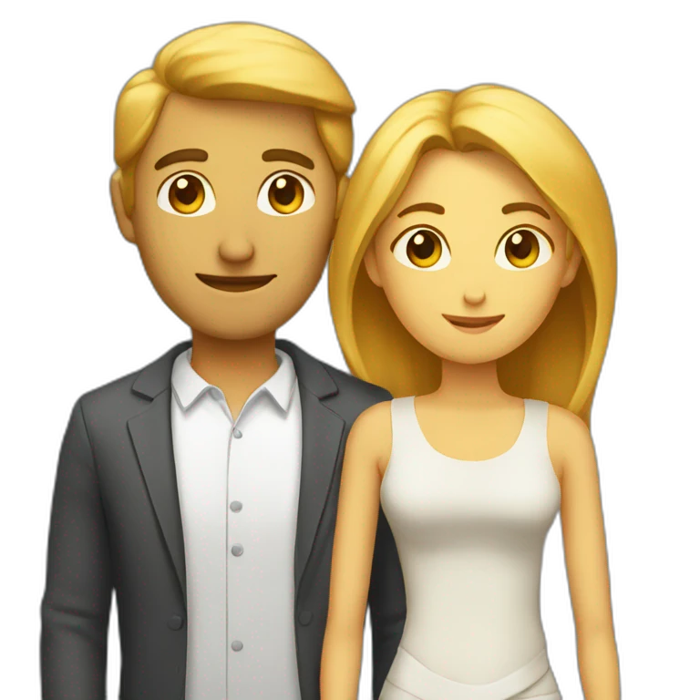 Homme et femme emoji