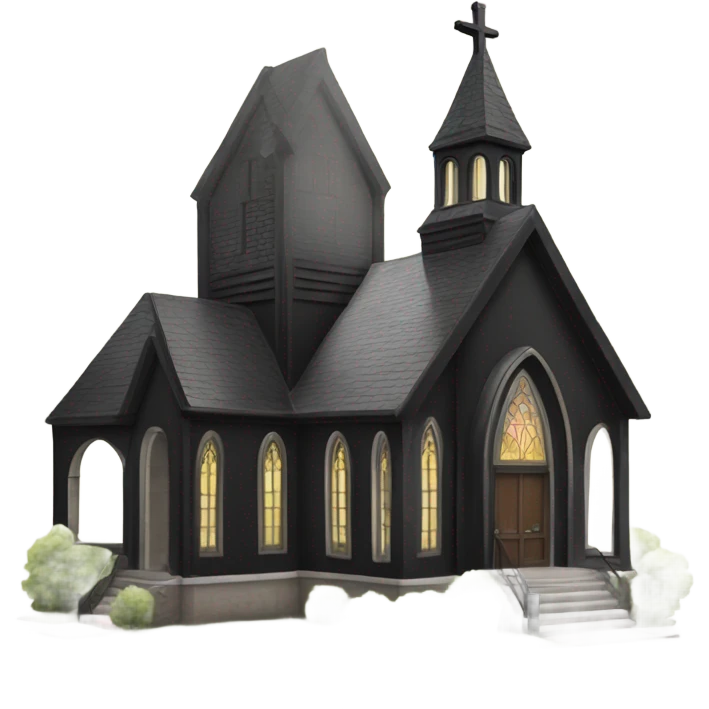 Black church emoji