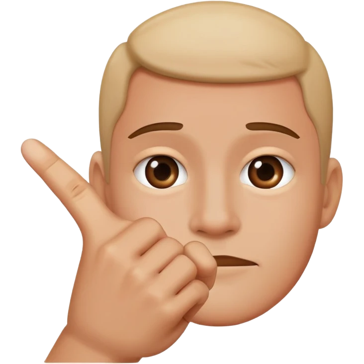 “No thanks” gesture emoji
