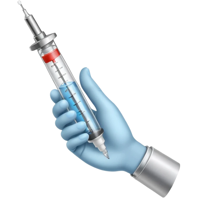 Syringe in fist emoji