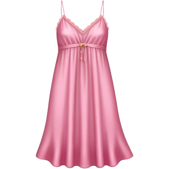 a pink nightdress emoji
