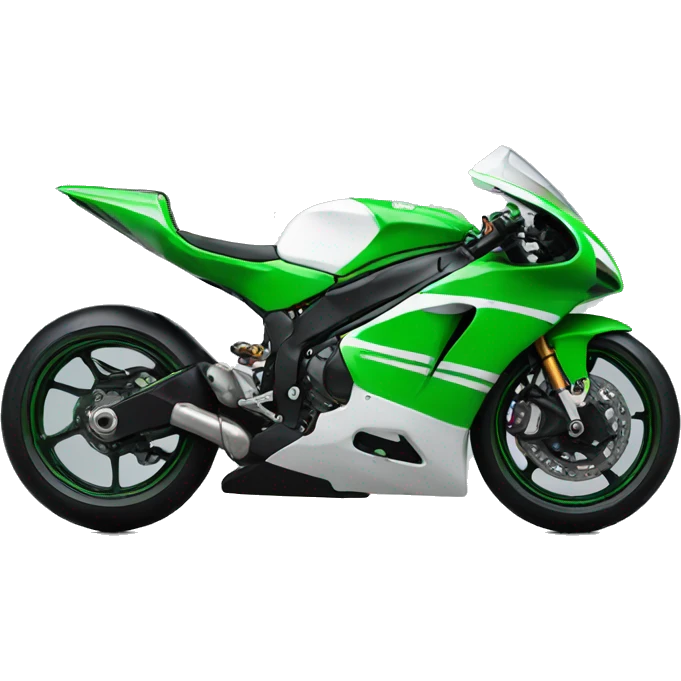 green r1 racer emoji