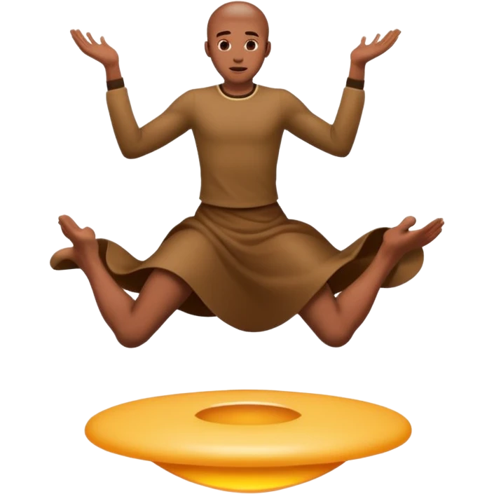 levitating person ￼ emoji