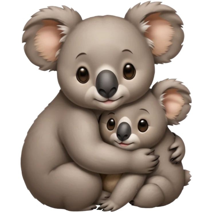  Realistic Mama koala hugging baby koala emoji