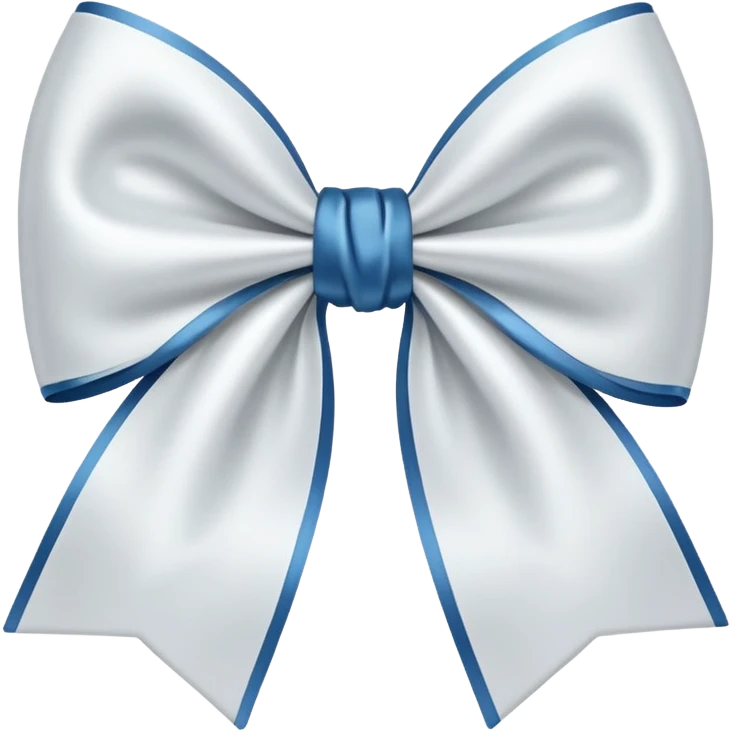 White bow emoji