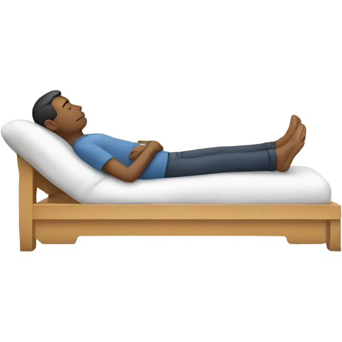 Person laying down emoji