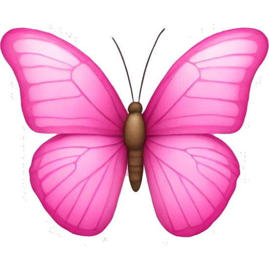 Pink butterfly  emoji