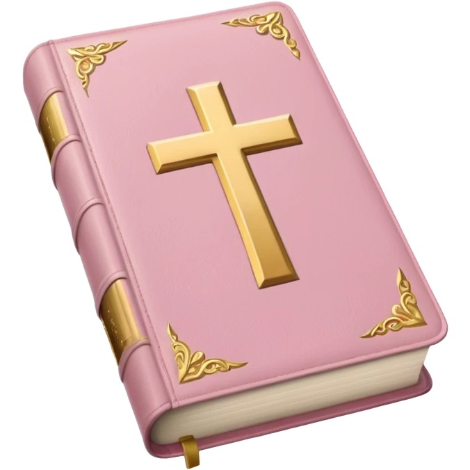 Light pink Holy Bible emoji