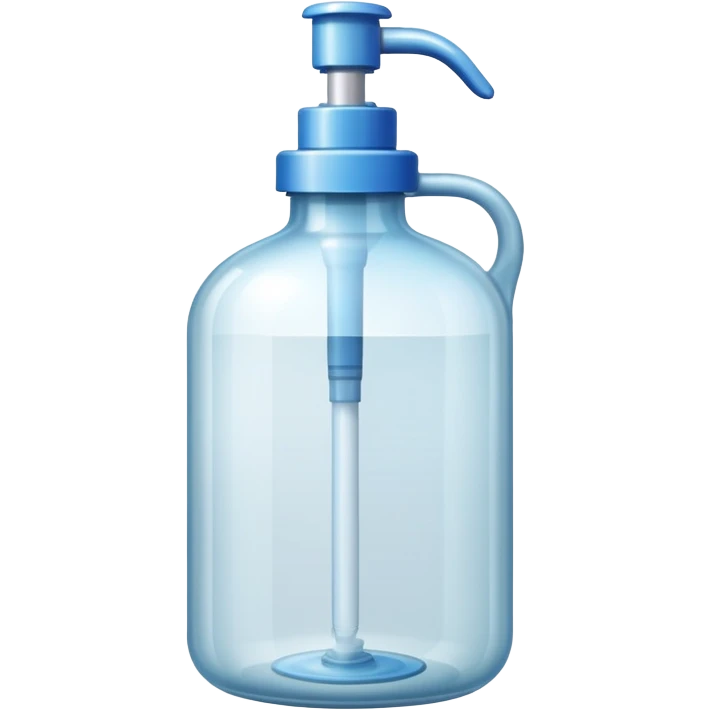 empty beauty product bottle icon, such as a pump bottle or tube, with no contents emoji