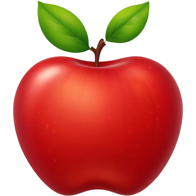 a red apple emoji