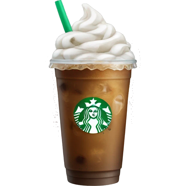 Iced Starbucks coffe emoji