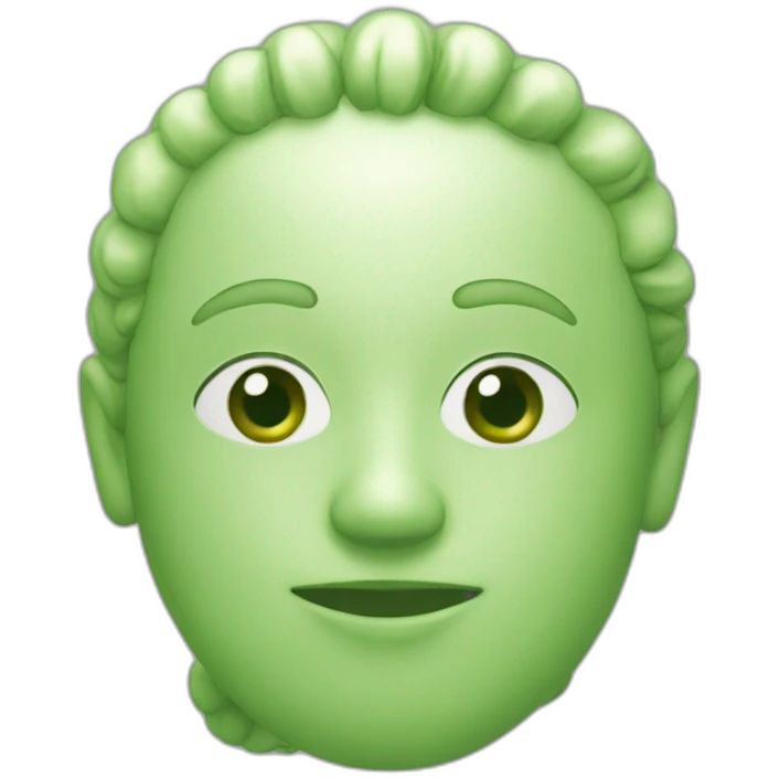 Cœur vert sage emoji