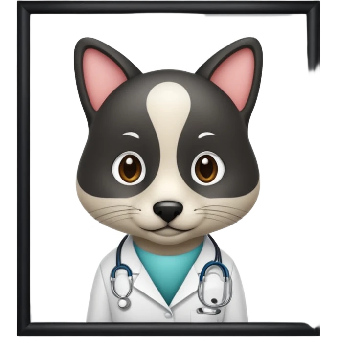 Animal hospital emoji