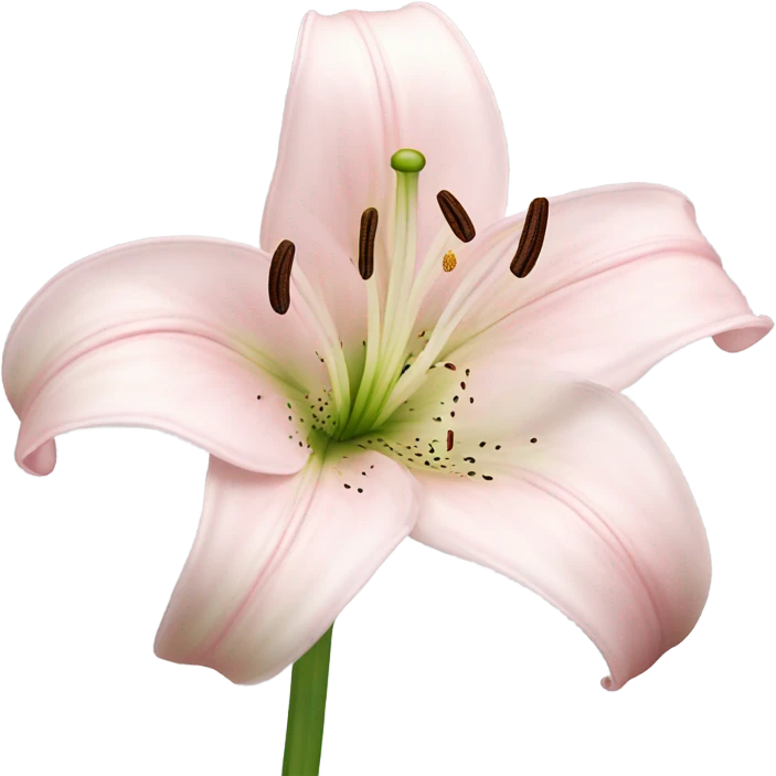 light pink lilium emoji