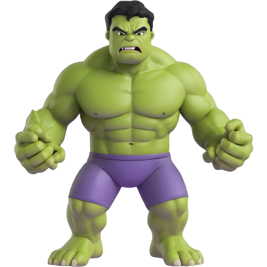 Hulk from Marvel emoji