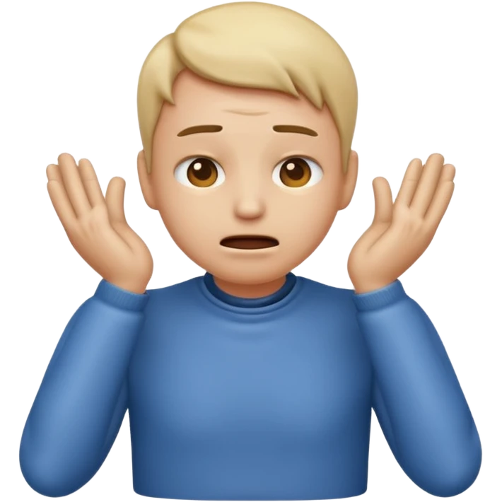 An emoji with hands on their neck and squeezing they looked stressed emoji