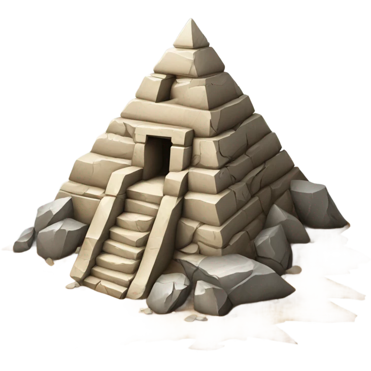 pyramid broken emoji