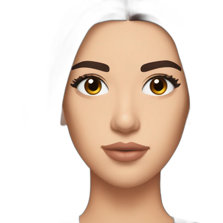 Dua Lipa wwith reel red hair emoji