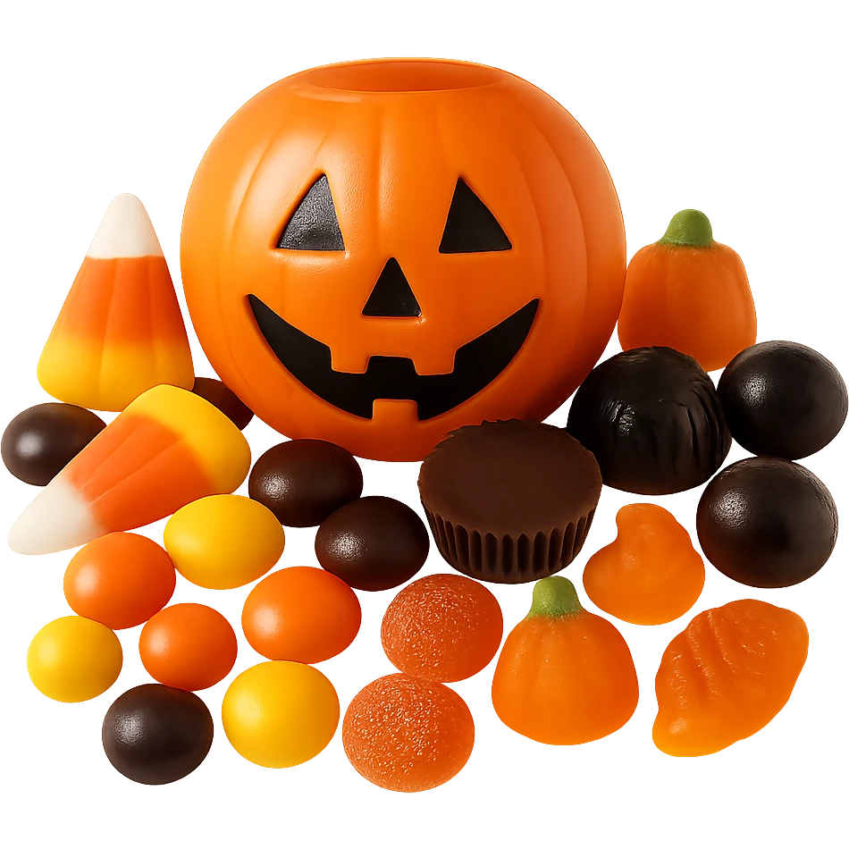 Halloween candy, remove background emoji