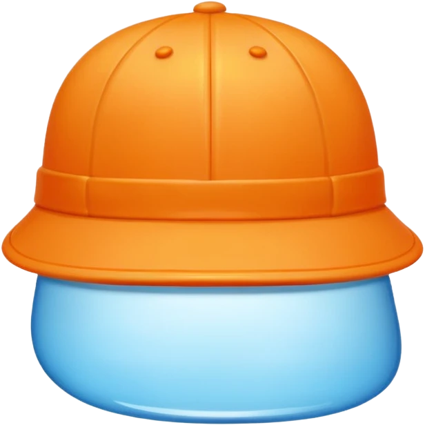 just an orange cap emoji