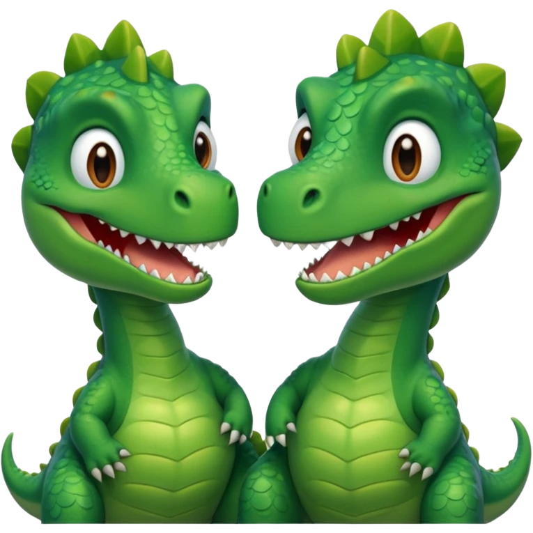 Dinosaur in love emoji