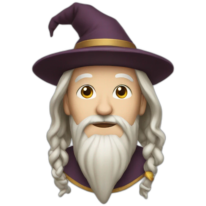 A wizard emoji