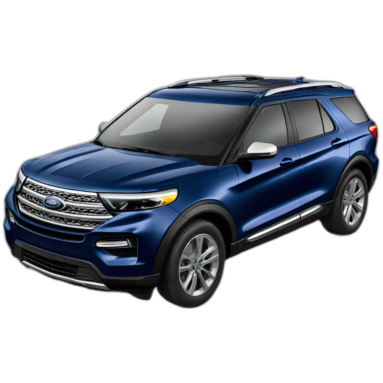 All electric new Ford Explorer emoji
