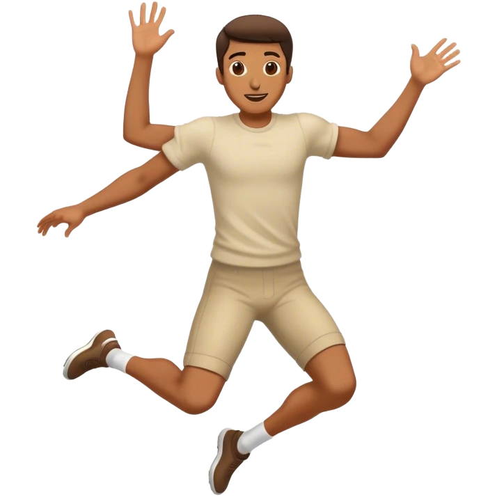 Man jumping  emoji