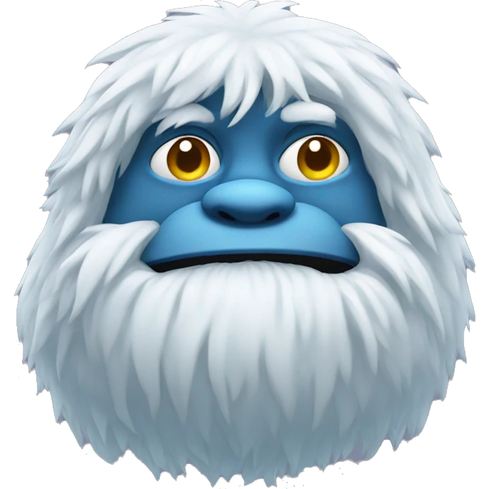A fat yeti  emoji