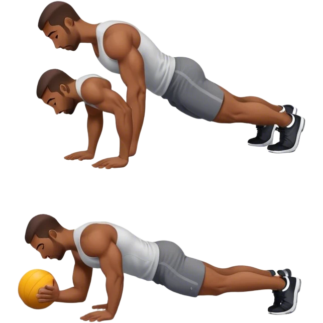 side-view guy weighted glute-bridges emoji