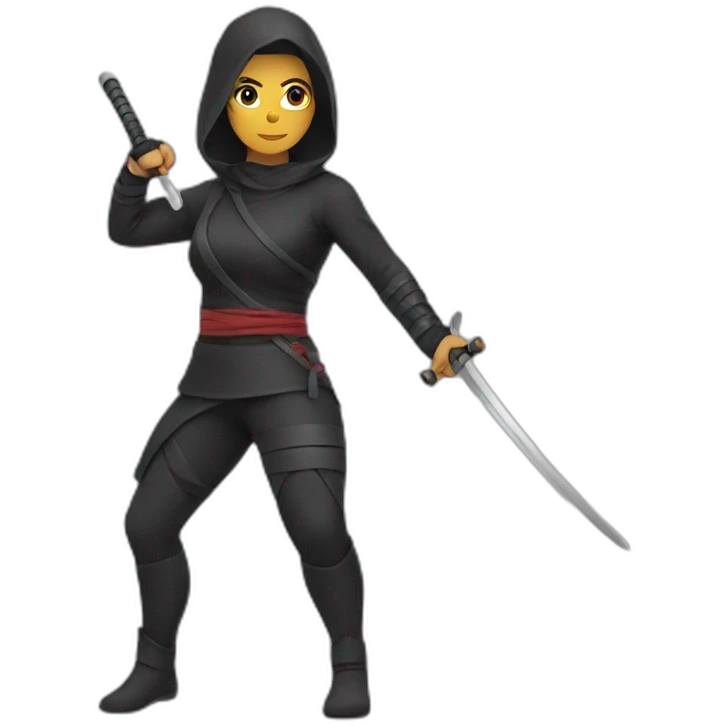 Latina ninja emoji