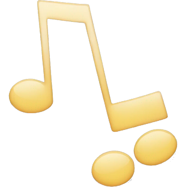 music note sticker emoji