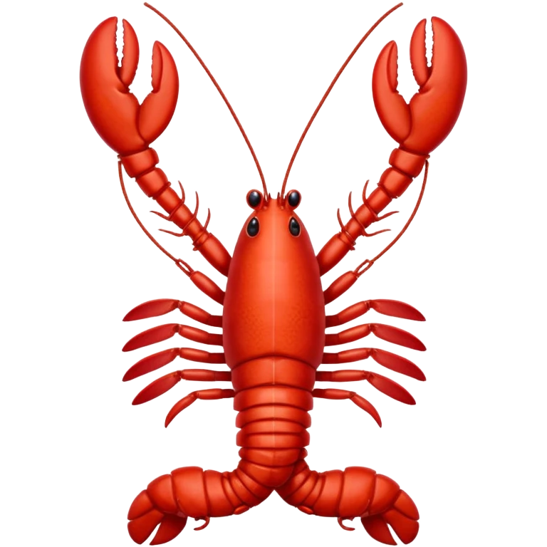 Lobster dressed in bondage gear emoji