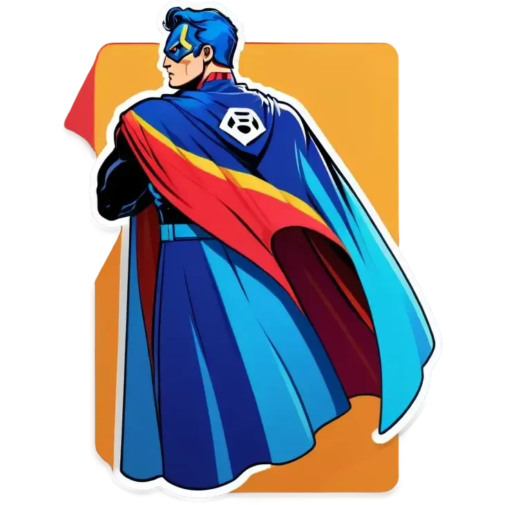superhero cape emoji