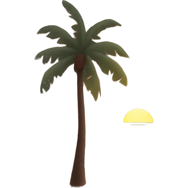A beach with a sunset  emoji