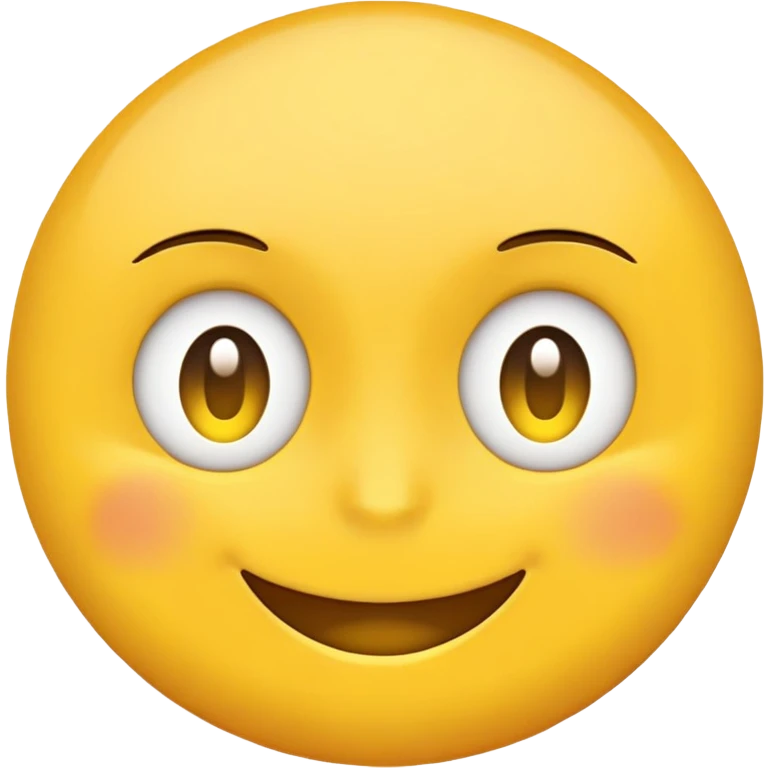 Yellow emoji one eye half close other open smiling  emoji