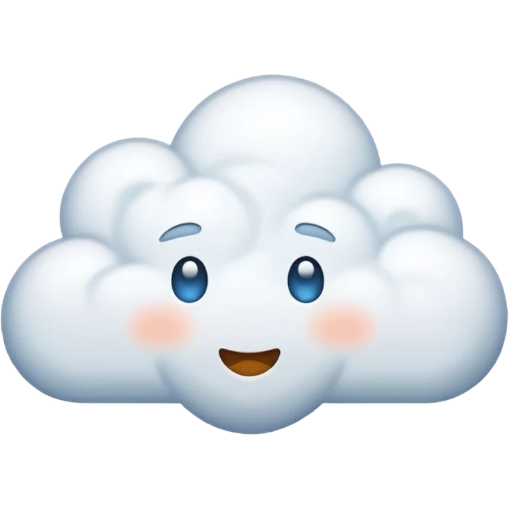 cloud snow emoji
