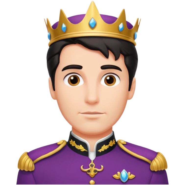old adult prince eric with prince uniform emoji