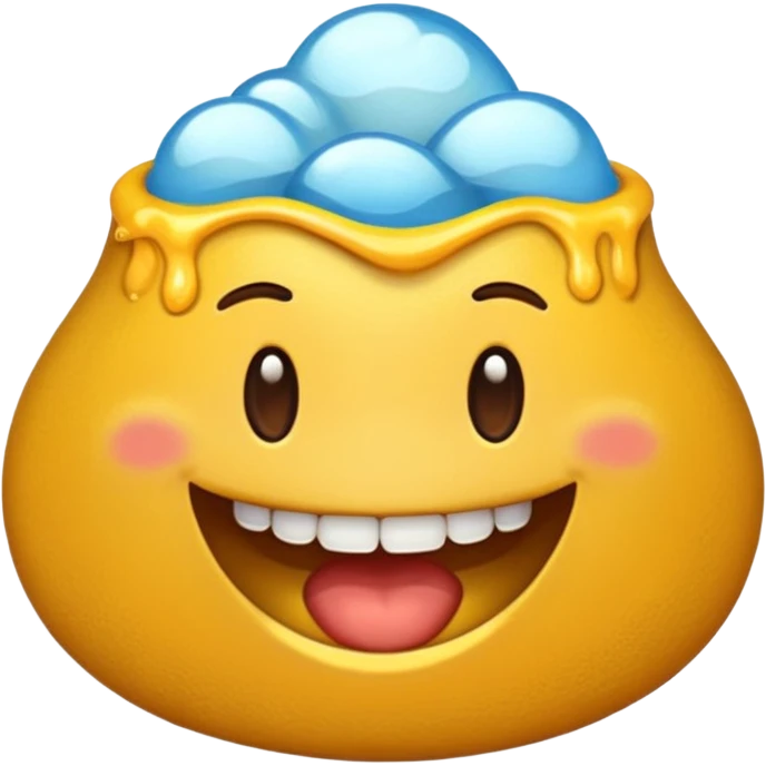 Um emoji de um ladrão segurando um saco de dinheiro emoji
