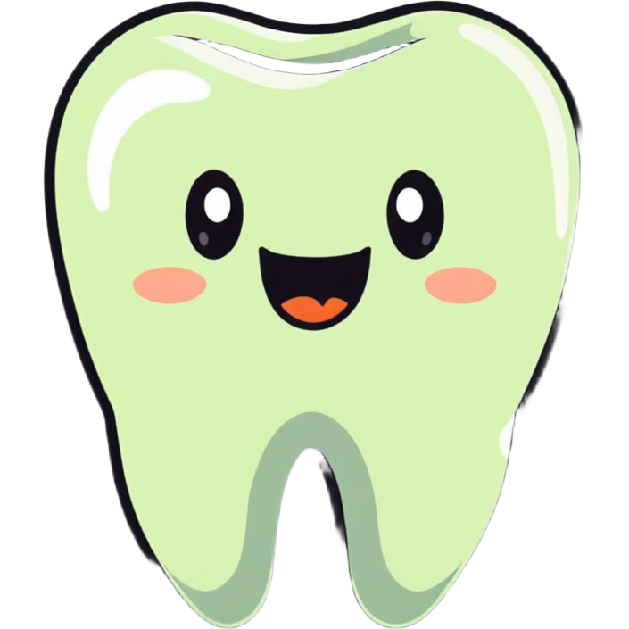 simple tooth emoji