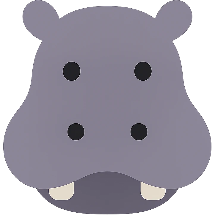 Hippo emoji