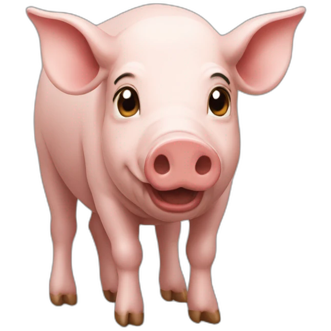 Mohammed qui mange du cochon emoji