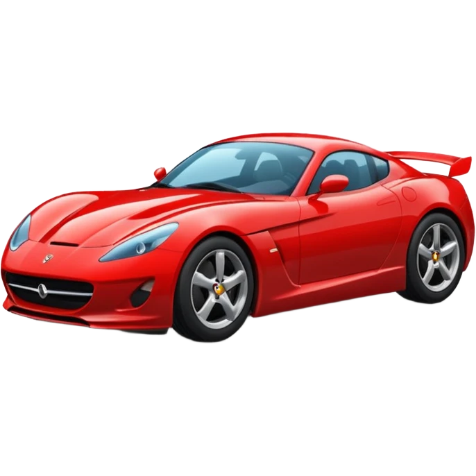 red sports car emoji